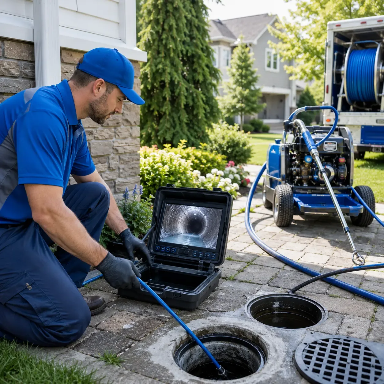 Outdoor drain cleaning professionals serving Carterville, IL