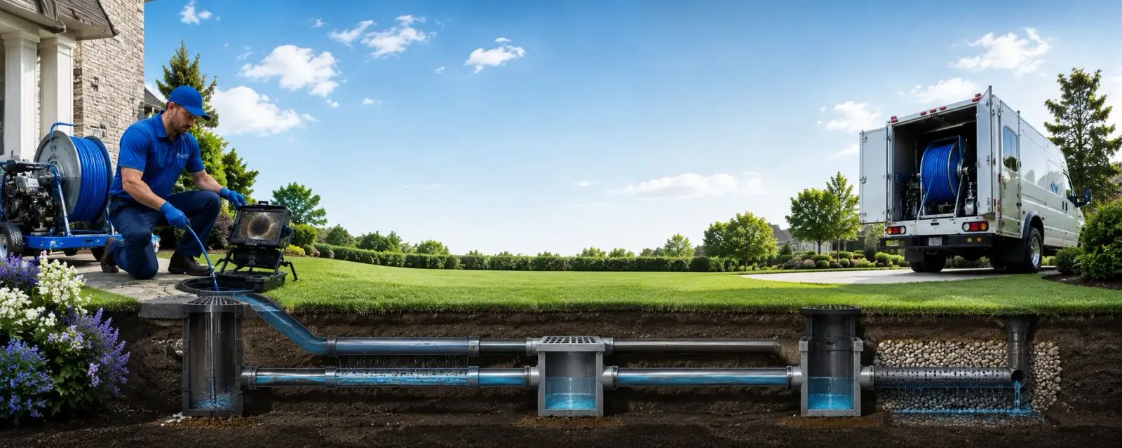 Outdoor drain cleaning information for Carterville, IL